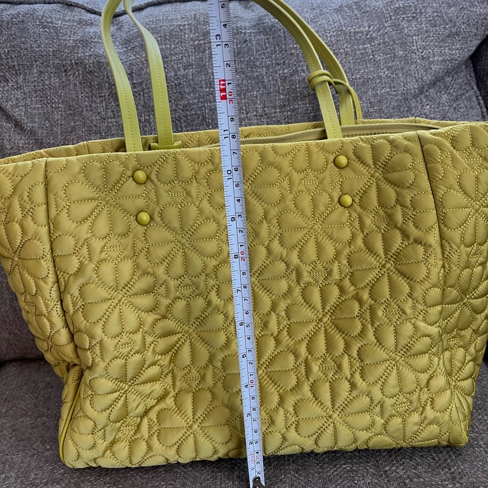Kate Spade Olive Quilted Tote - Picture 3 of 10